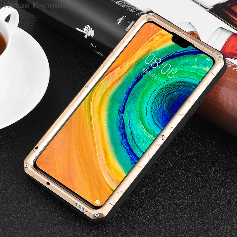 IMATCH для huawei mate 30 Pro Чехол для Телефона Жесткий Алюминиевый металлический чехол с полной защитой ударопрочный Прочный корпус