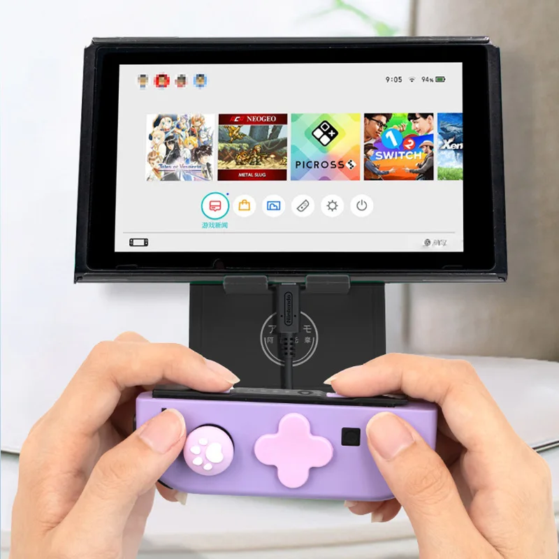 para Nintendo Switch Protetora para Interruptor Joystick Botão Polegar Vara Aperto Capa Lite Mini Joy-con Controlador Pele Colorida - Image 2