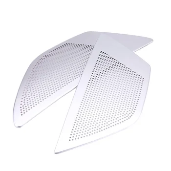 

2 pcs Car Door Inner Speaker Decoration Cover Audio Outlet Trim Double sided self-adhesive tape fit for BMW 5 series F10 11-17