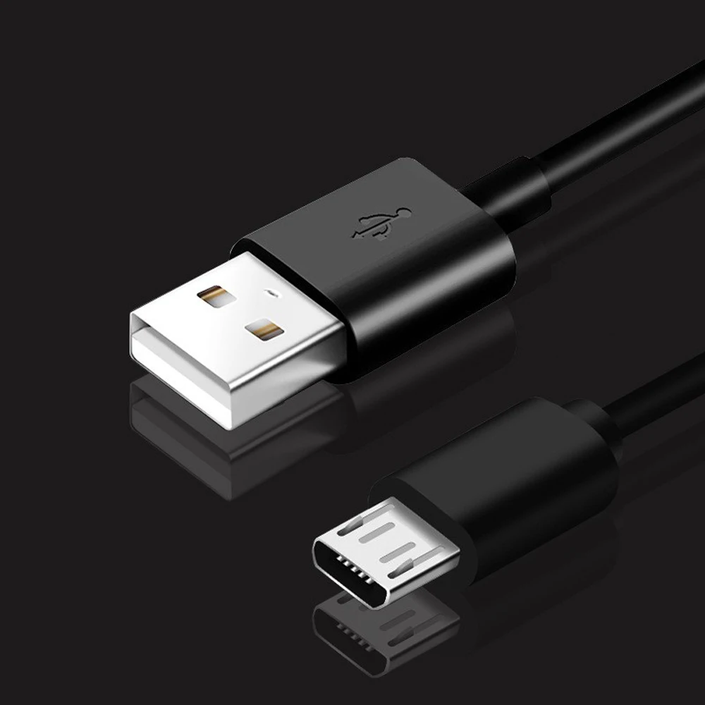 Кабель Micro USB 0,25 м/0,5 м/1 м/1,5 м/2 м кабель для синхронизации данных USB зарядное устройство для samsung HTC LG Huawei xiaomi Android кабели - Цвет: Black