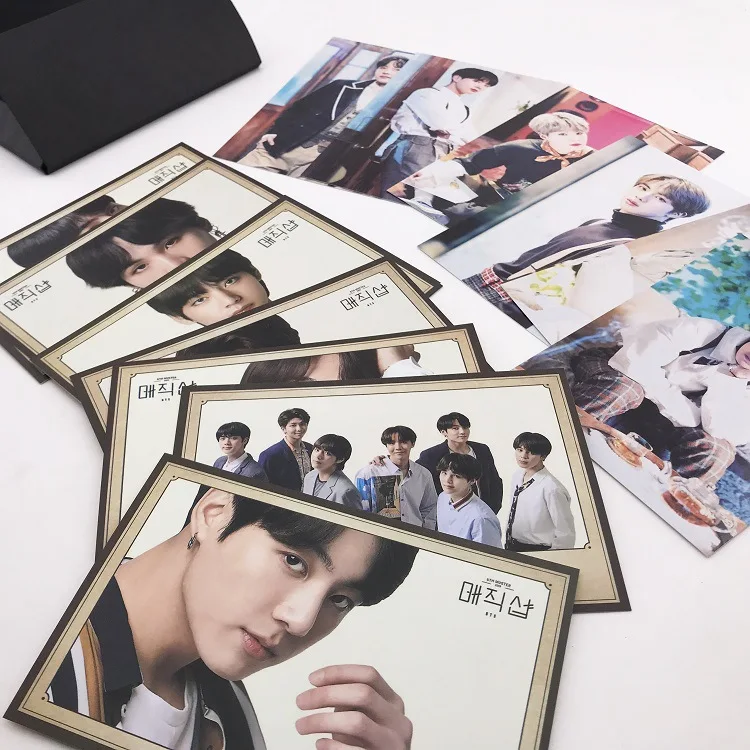 Kpop Подарок u+ 5 фото карты v jungkook jimin rm suga jh jin