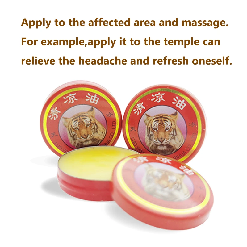 5/7/9/13/20pcs Small Pain Relief Ointment Cool Oil Refresh Cream Tiger Balm Anti-motion Cold Headache Muscle Rub Aches Plaster
