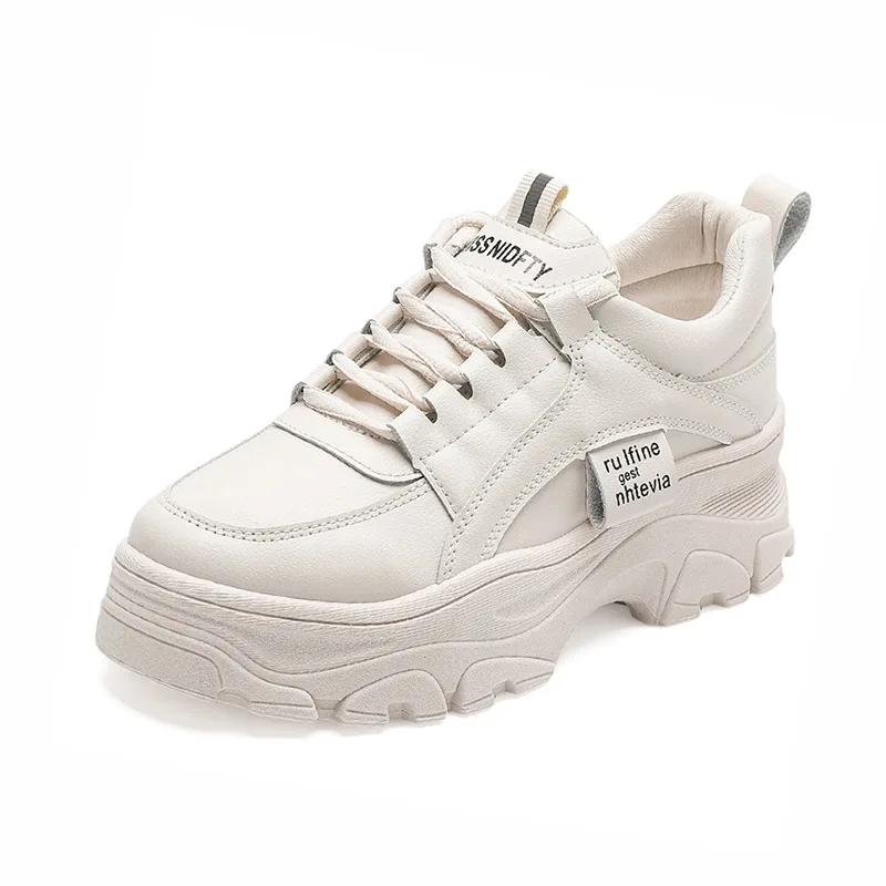 Women Platform Running Shoes Breathable Soft Sport Shoes Woman Chunky Wedge Footwear