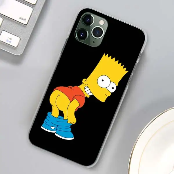 H03 Чехлы Homer J. Simpson для Apple iPhone 11 Pro Max X XR XS MAX 11 Pro 7 8 6 6s Plus 5 5S SE жесткий чехол - Цвет: H03