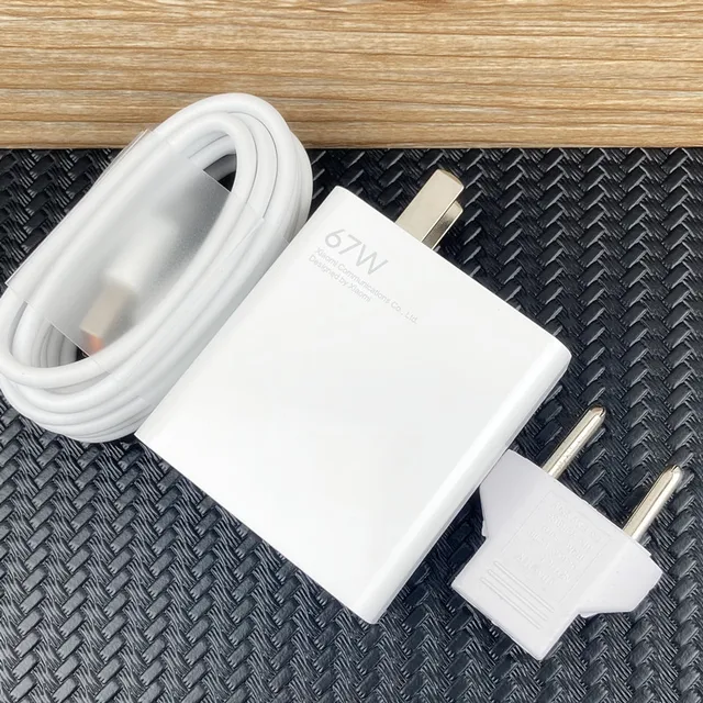Original Xiaomi Mi 67W Turbo Fast Charger 5A USB Type C Cable for Xiaomi 11 Pro & Xiaomi 11 Ultra 36 Minutes Fully Charged EU Set With 2m Cable