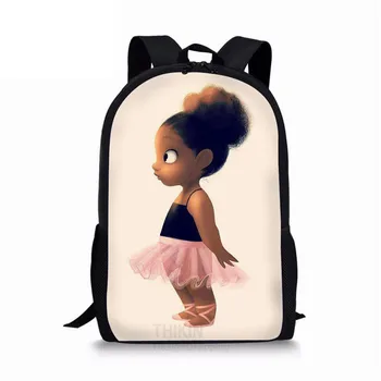 

African American Toddler School Backpacks Cute Black Afro Girl Magic Book Bags Kids Bagpack Lightweight Book Bags