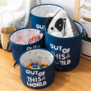 

Cartoon Collapsible Laundry Hamper Multi-function Octopus Toys Storage Basket Kids Dolls Organizer Bucket Home Sundries Storage
