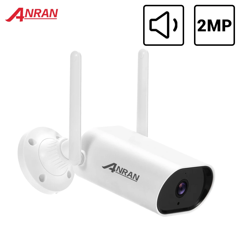 ANRAN 1080P IP caméra intelligente extérieure Wi-Fi caméra de sécurité 2MP caméra de Surveillance étanche Vision nocturne APP contrôle Audio