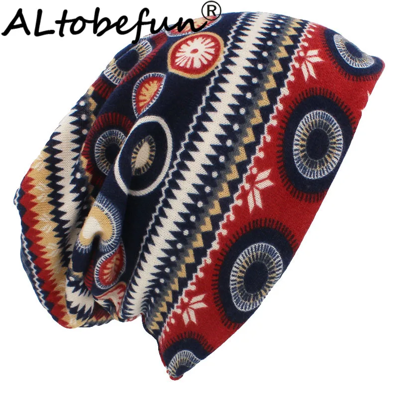 ALTOBEFUN осенне-зимняя тонкая шапка многофункциональная женская шапка Skullies Beanies классический дизайн шапка для мужчин Модный женский шарф BHT112
