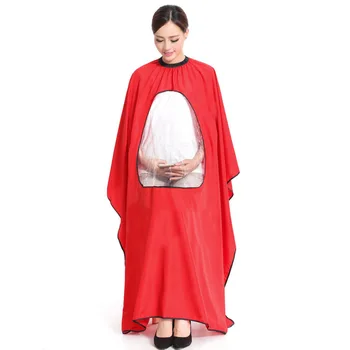 

Hot 2 Colors Transparent Waterproof Display Window Haircut Barbers Covers Wrap Hairdressing Cloth Cape Gown Pro Styling Tools