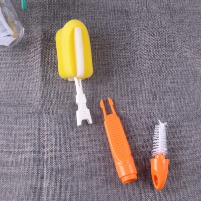 

2-for-Bottle Useful Product xi bei shua Feeding Bottle Brush Long Handle Cleaning Household Cup Brush Sponge Brush Teat Brush sh