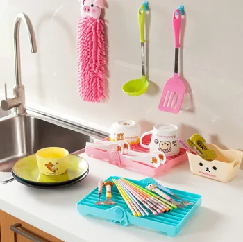 

Foldable Bowl Plate Dish Drainer Rack Plastic Pot Lid Cover Holder Storage Shelf For Kitchen Organizer Accessories