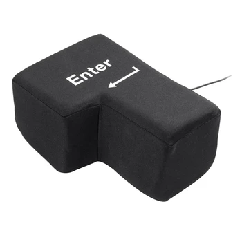 

Creative Super Sized Enter Key USB Big Enter Comfortable Economic Desktop Pillow Stress Relief Punch Bag