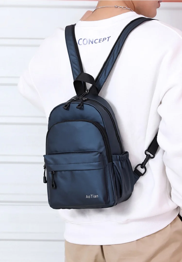 male mini backpack
