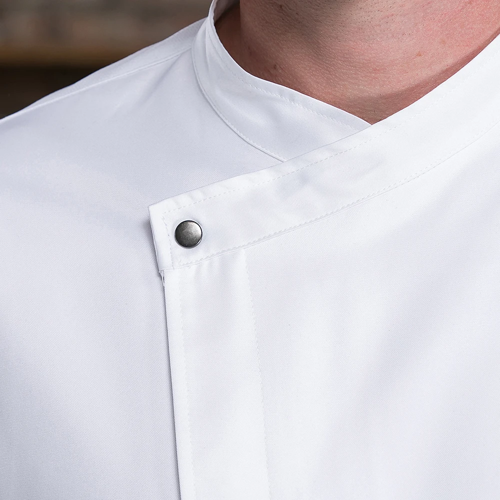 Wholesale Kitchen Chef Uniform Bakery Food Service Short Sleeve Breathable Cook Wear Chef Jackets restaurant uniform new Unisex