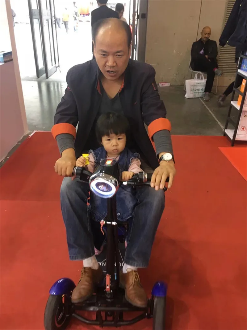 Daibot Electric Elderly Scooter 4 Wheels Electric Scooters 10 Inch 500W Foldable Electric Scooter For Disabled BlueBlackRed (3)
