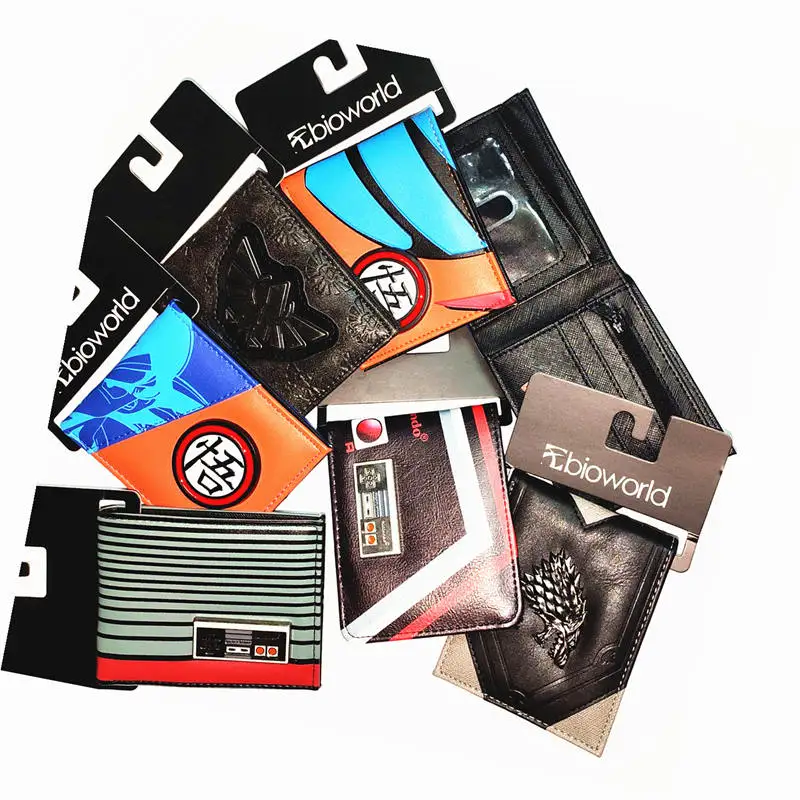 Flash Sale Cartoon wallet metal logo short wallet coin wallet fashion boy and girl wallets rZKmNnEDk