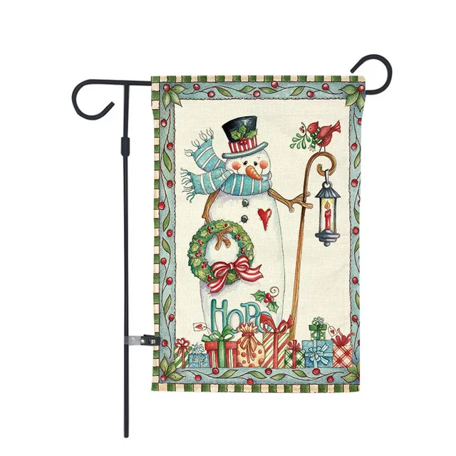 30*45 см рождественские Висячие флаги баннеры Санта Клаус Снеговик оконная подвеска Наклейка на стену новогодние вечерние украшения DIY - Цвет: 10