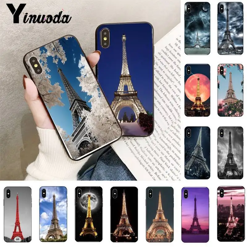 Yinuoda чехол для телефона с Эйфелевой башней iPhone 5 5s SE 11 8 7 6 6S Plus plus X XS MAX 5S XR Pro max