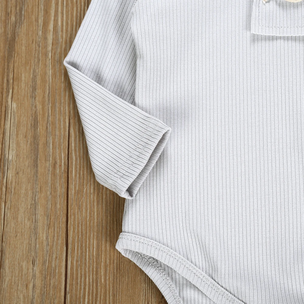 Мягкий хлопковый комбинезон для новорожденных девочек и мальчиков, комбинезон с длинными рукавами и капюшоном, однотонный наряд, одежда для малышей