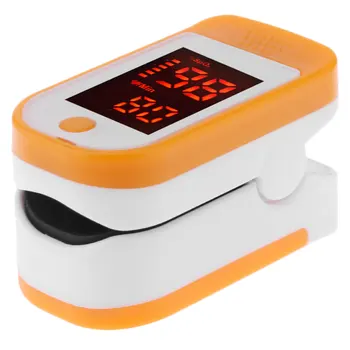 

Fingertip Pulse Oximeter Blood Oxygen Cardiometer LED Sleeping Monitor Cardiotach Ometer Heart Rate Monitor without Battery