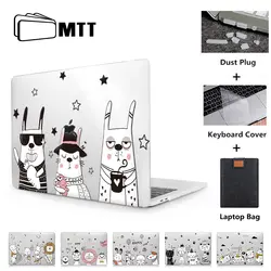 МТТ Laptop Sleeve для Macbook Air 11 13 Pro retina 12 15 дюймов чехол с Touch Bar милый мультфильм животное с кристаллами Чехол-сумка для ноутбука