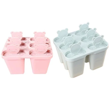 

12Pcs Cell freeze Ice Cream Mold Popsicle Maker Lolly Mould Tray Pan Kitchen DIY Ice Cream Tool