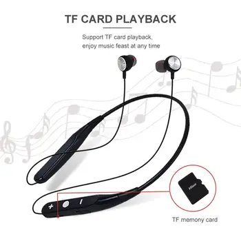 

In-Ear Magnetic Wireless Bluetooth 4.1 Heavy Bass Stereo Music Earphone Neckband Sport Earbuds Earpiece With Mic
