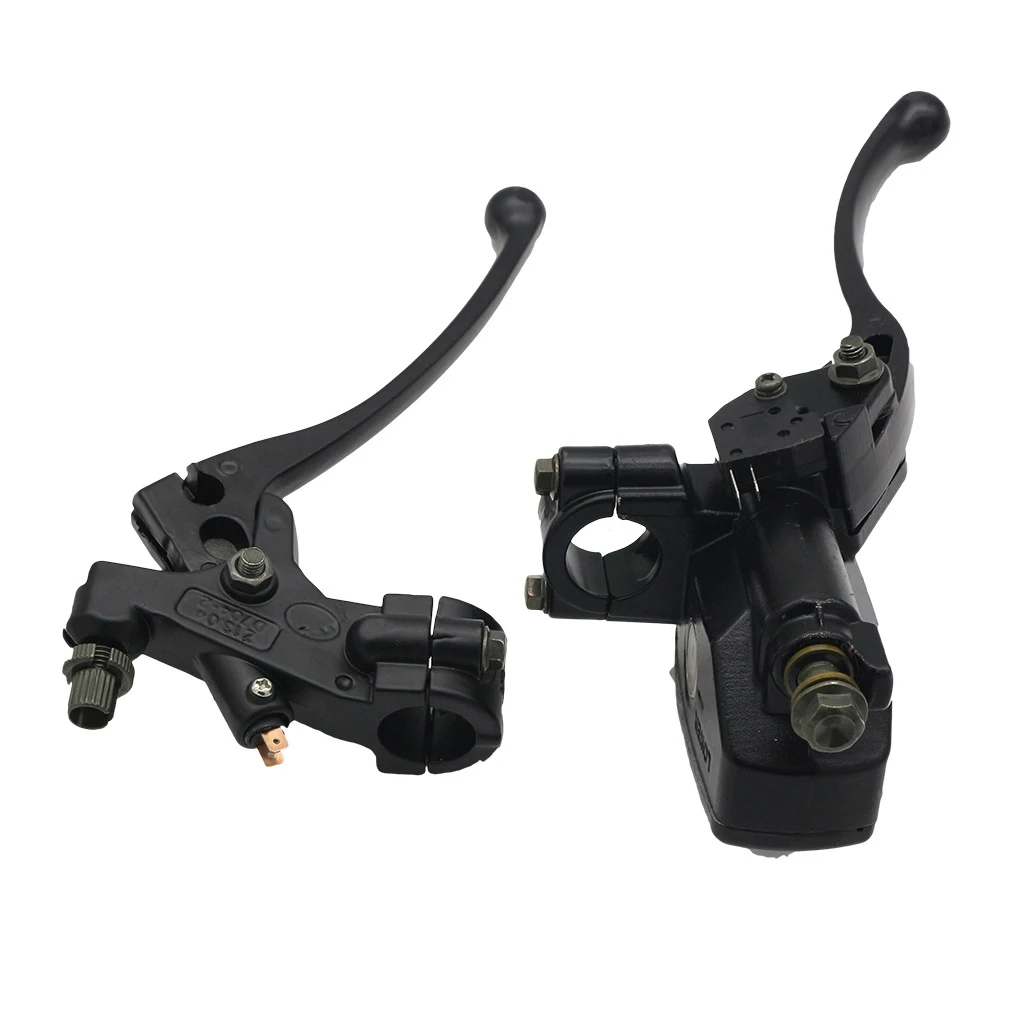 

Hot New Universal 7/8" 22mm Motorcycle Handlebar Brake Master Cylinder Clutch Lever Left Right Set 2019