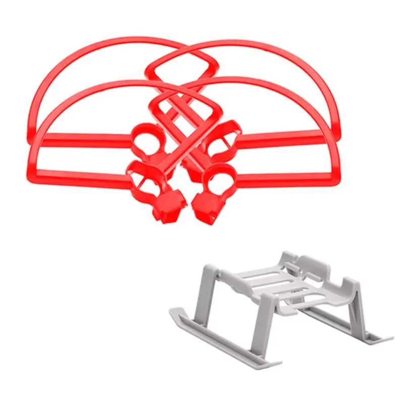 Buy 1Set Propeller Blade Protector Ring Protective Cover Support Stand Landing Gear Extension for DJI Mavic Mini Drone Accessory
