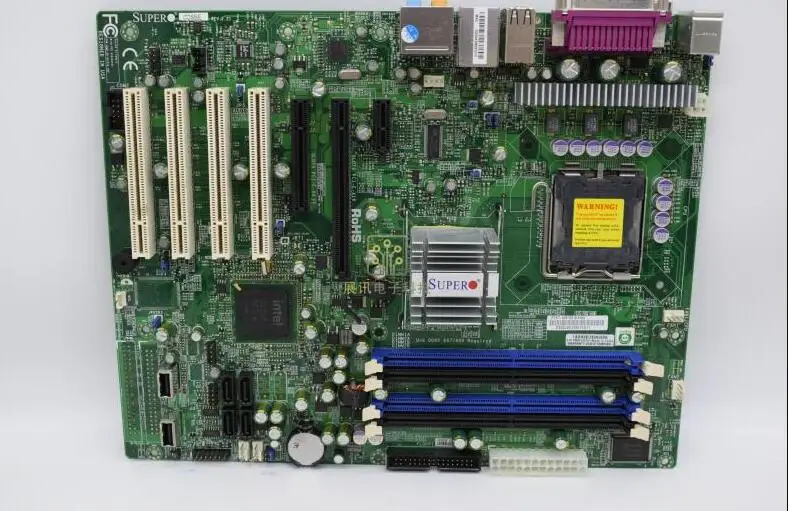 C2SBE servidor Материнская плата LGA775 Testado trabalho