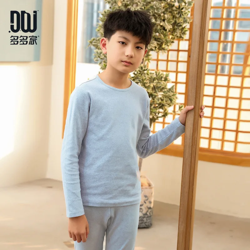 

Children BOY'S Boy Middle And Large 2019 New Style Pajamas Spring And Autumn Children 12-15-Year-Old Winter Class B