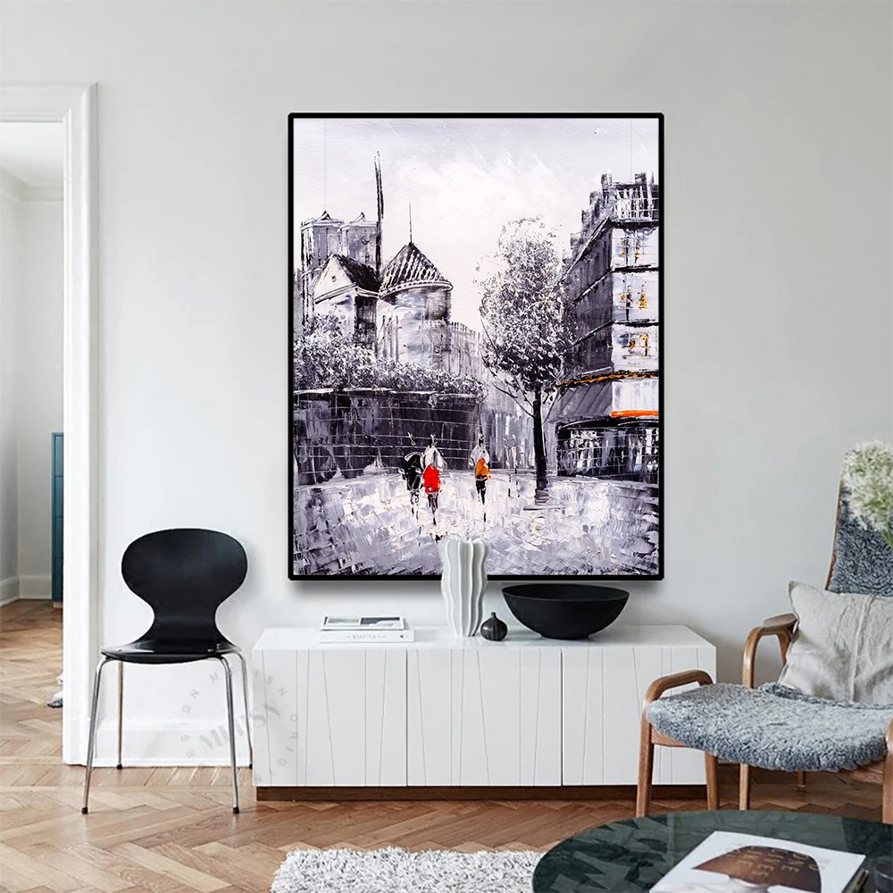 Black White City Street Scenery Canvas Painting Calligraphy Poster And Print Home Decor Picture for Living Room Bedroom Bathroom Black White City Street Scenery Canvas Painting Calligraphy Poster And Print Home Decor Picture for Living Room Bedroom Bathroom