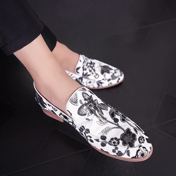 

Fashion Outdoor Men Loafers Driving Shoes Leather Casual Flats Shoes Slip On High Quality Mocassins Footwear Plus size 38-47 w5