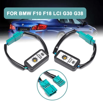 

2pcs Dynamic Left&Right Turn Signal Indicator LED Taillight Add-on Module Cable Wire Harness Adapter For BMW F18 LCI G30 G38