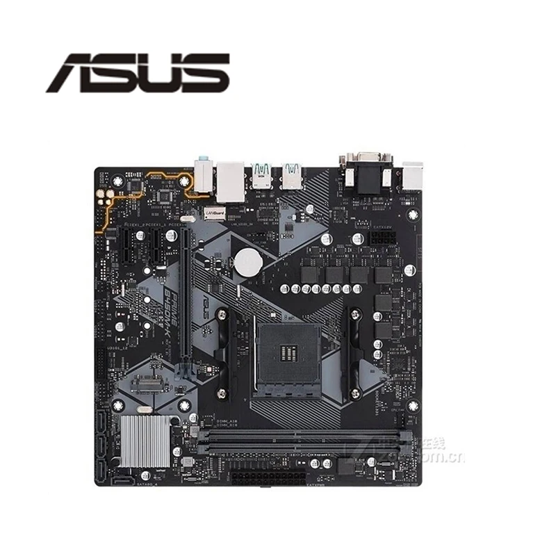For ASUS PRIME B450M-K Motherboard Socket AM4 DDR4 AMD B450M B450 Original Desktop Mainboard Used | Компьютеры и офис