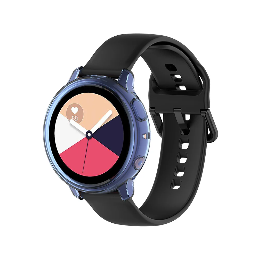 Для samsung Galaxy Active 2 40 мм 44 мм Чехол Мягкий Прозрачный Силикон ТПУ защитный чехол бампер