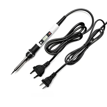 

80W soldering iron LCD digital display temperature adjustable 220V European electric soldering iron set repair kit