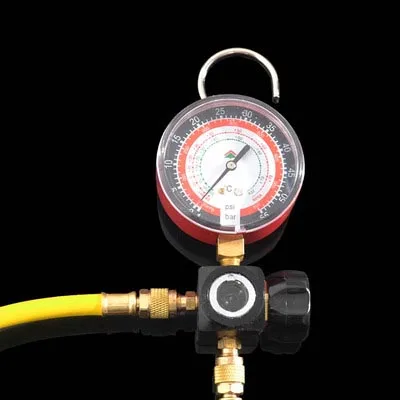 gauge Кондиционер инвертерный кондиционер фторидизатор инструмент фреон R140A манометр для хладагента добавить жидкостный метр HS-470AH - Цвет: gauge