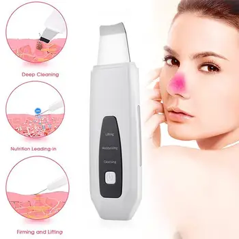 

Face Beauty Apparatus Black Head Cleaner Blackhead Removal Equipment White ABS Three Modes Fast Fashion Effective Acne Clear