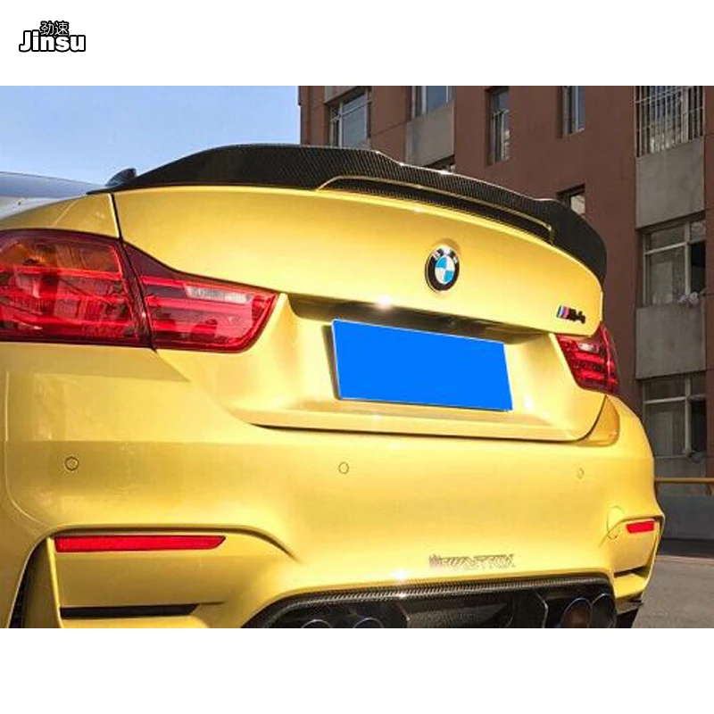 Задний спойлер на крышу из углеродного волокна в стиле PSM для BMW 4 серии Купе 2