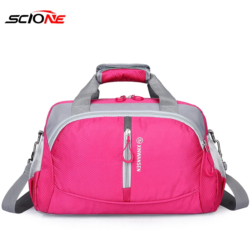 sports gym bag with shoes compartment for men women