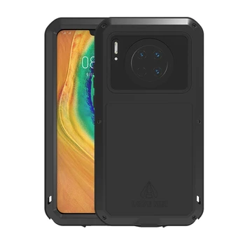 

Aluminum Metal Armor Case For Huawei Mate 30 Case Shockproof 360 Rugged Full Body Protect With Glass Cover Huawei Mate 30 Mate30