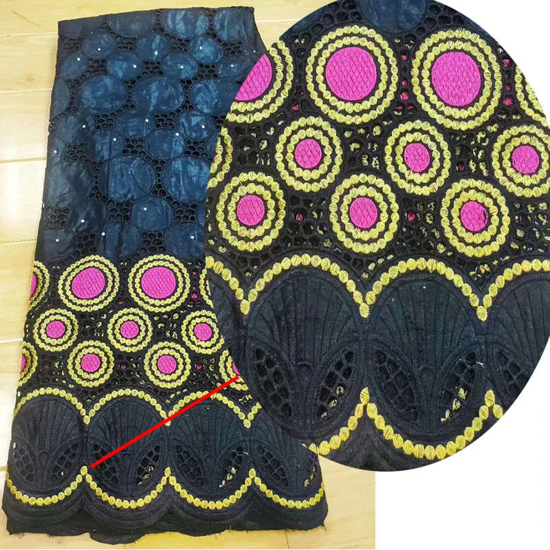

5 YARDS Fashion Flower New Africa Soft Fabric Bazin Embroidery Diamonds High-grade Quality For Making clothes To Lady fast Ship