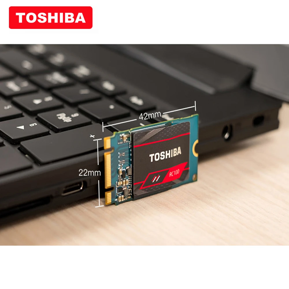 TOSHIBA 3D NAND RC100 SSD 120 ГБ 240 M.2 2242 NVMe PCIe Gen3x2 Внутренний твердотельный диск Жесткий для