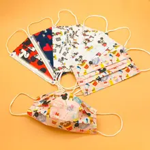 Cute little Mouse Mix Adult Printing Masks Three-layer Protective Disposable with Melt-blown Spunlace cloth Face Cover Masks