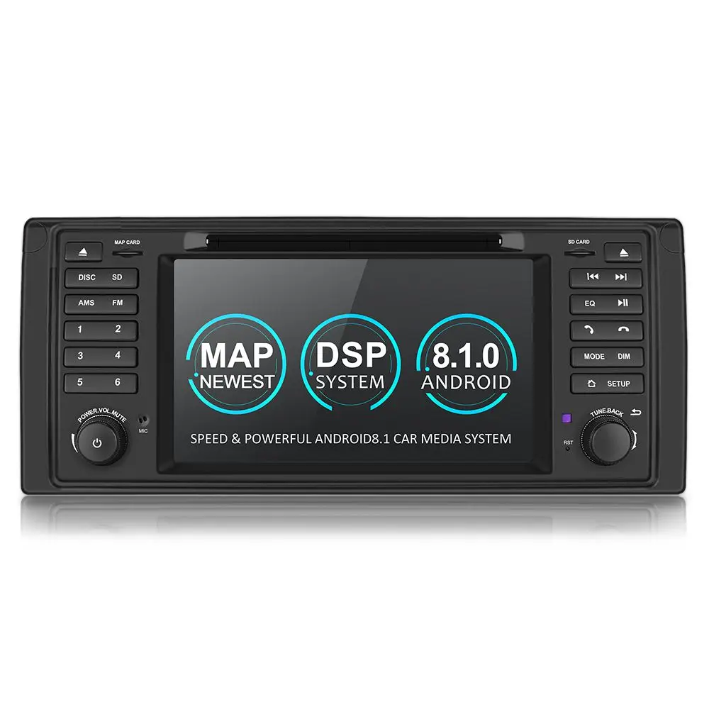 

Car Multimedia Player Android 8.0 For BMW 525i Radio Bluetooth DSP Car Radio 4 Core Auto Radio parktronic 1 Din Navigation GPS