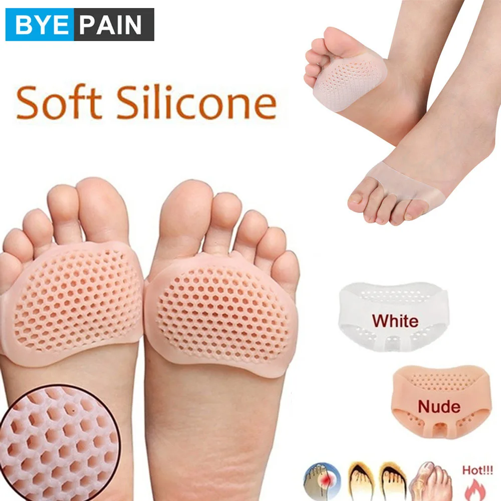 1 пара BYEPAIN Metatarsal шариковые подушечки для ног стельки передней части стопы