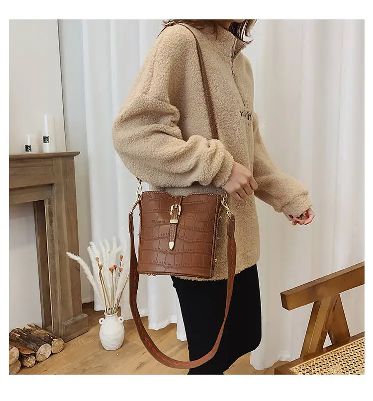 alligator bag bags women shoulder crossbod bag pu leather women's handbags (13)