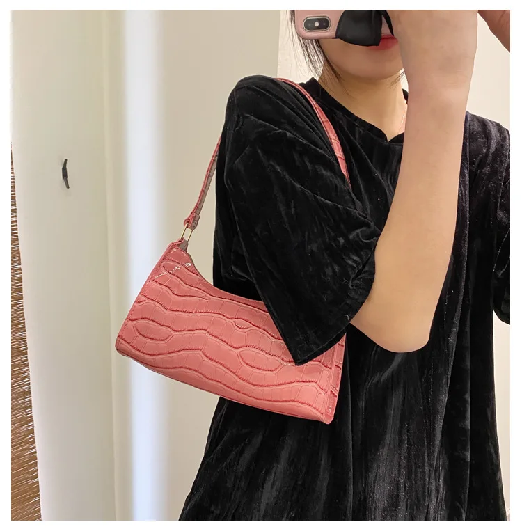 Summer Lace Floral Stitching Shoulder Bag for Women 2022 Soft PU Leather Underarm Bags Beach Travel Handbag Girls Small Tote Bag